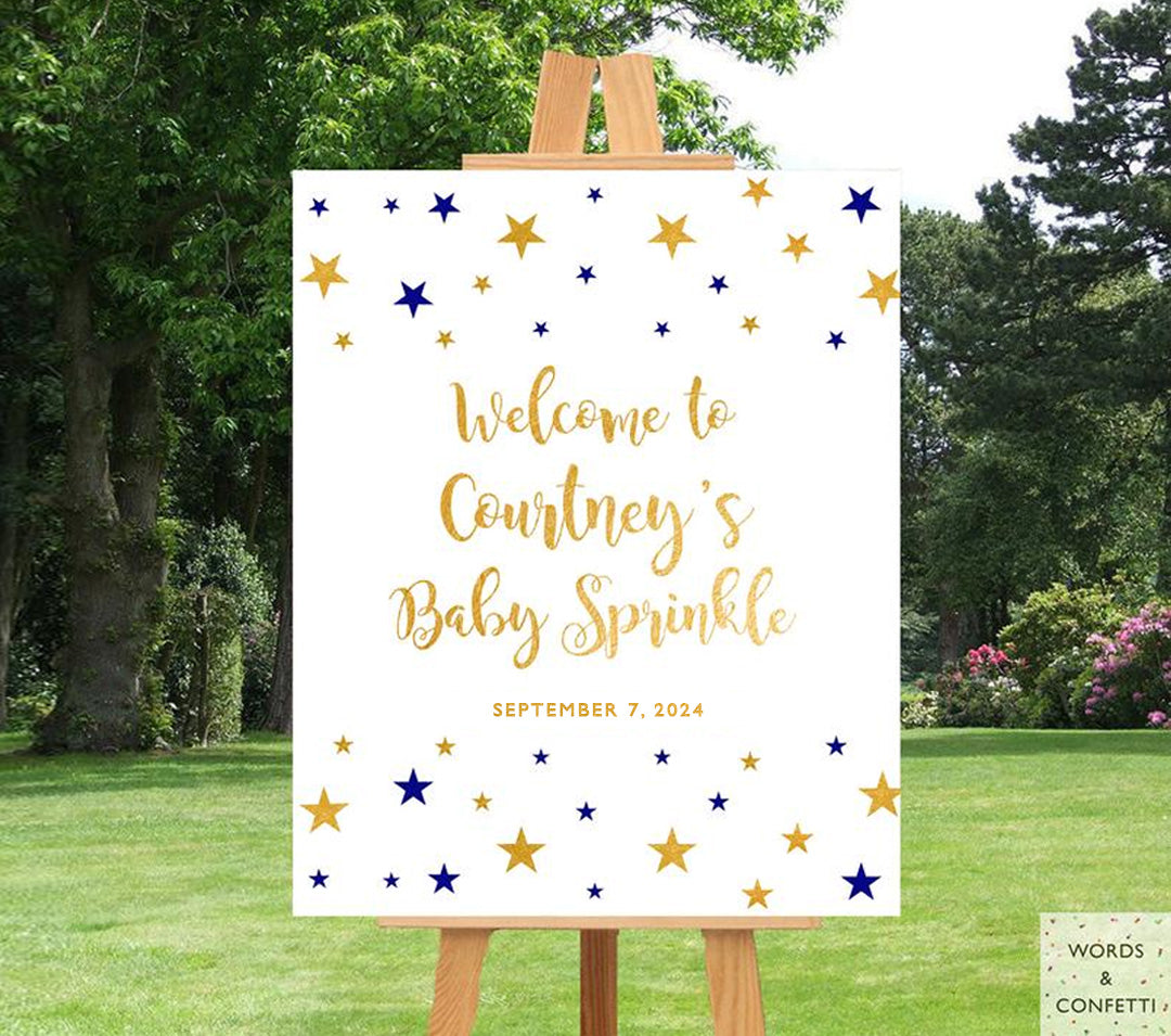 Baby Shower Welcome Entrance Set Up